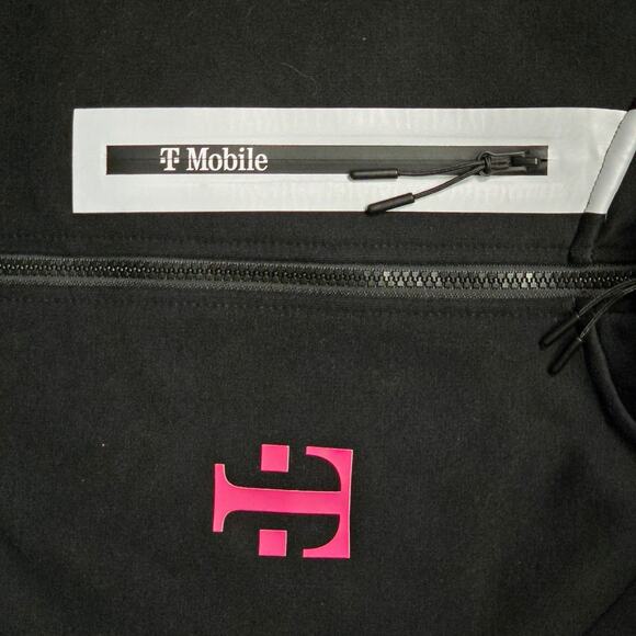 T-Mobile Jacket Men’s M Black Logo Full Zip Employee Tech - Picture 3 of 8